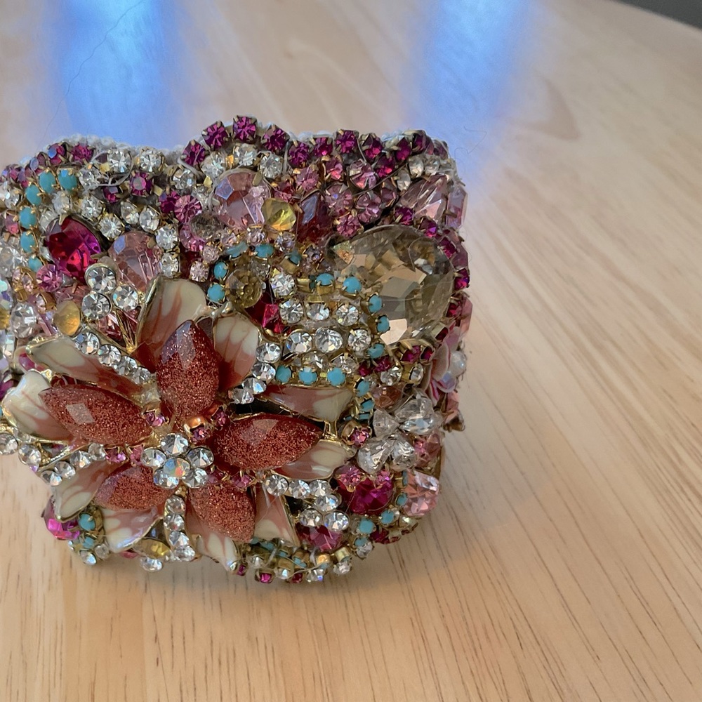Doloris Petunia handmade vintage cuff.